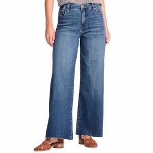 Torrid Luxe Slim Boot Cut Jeans Size 16 Raw Hem Ankle Stretch Mid Rise